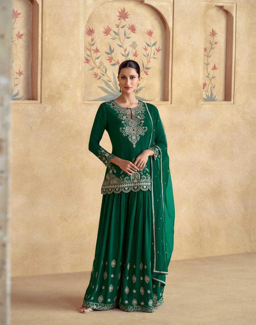 AASHIRWAD CREATION PRESENT CHAKORI READY TO FESTIVE WEAR DESIGNER SUIT IN WHOLESALE RATE IN SURAT - SAI DRESSES