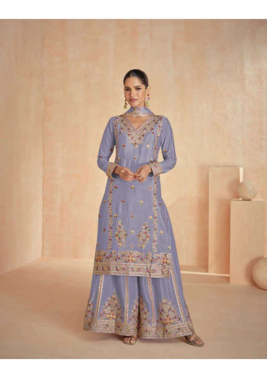 AASHIRWAD CREATION PRESENT RINAAZ READY TO FESTIVE WEAR DESIGNER SUIT IN WHOLESALE RATE IN SURAT - SAI DRESSES