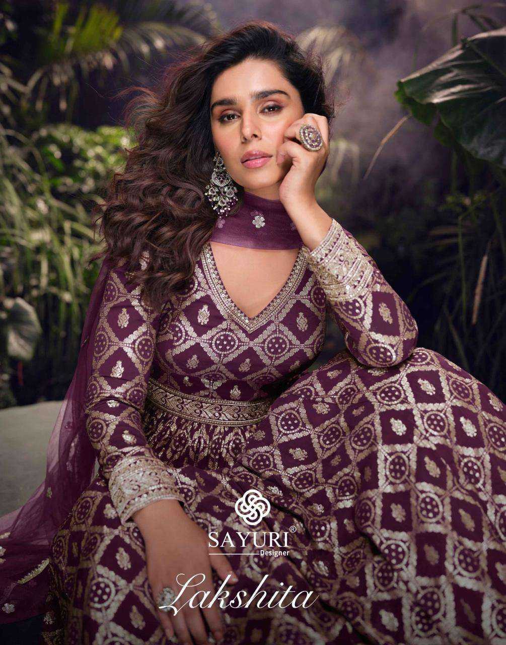 SAYURI DESIGNER PRESENT LAKSHITA READY TO FESTIVE WEAR DESIGNER SUIT IN WHOLESALE RATE IN SURAT - SAI DRESSES