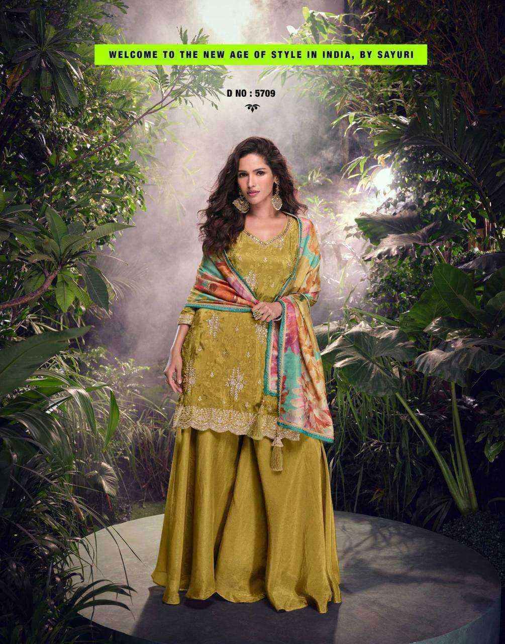 SAYURI DESIGNER PRESENT SEHENAAZ READY TO FESTIVE WEAR DESIGNER SUIT IN WHOLESALE RATE IN SURAT - SAI DRESSES