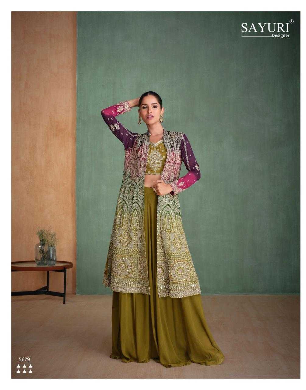 SAYURI DESIGNER PRESENT ZARI READY TO FESTIVE WEAR DESIGNER SUIT IN WHOLESALE RATE IN SURAT - SAI DRESSES