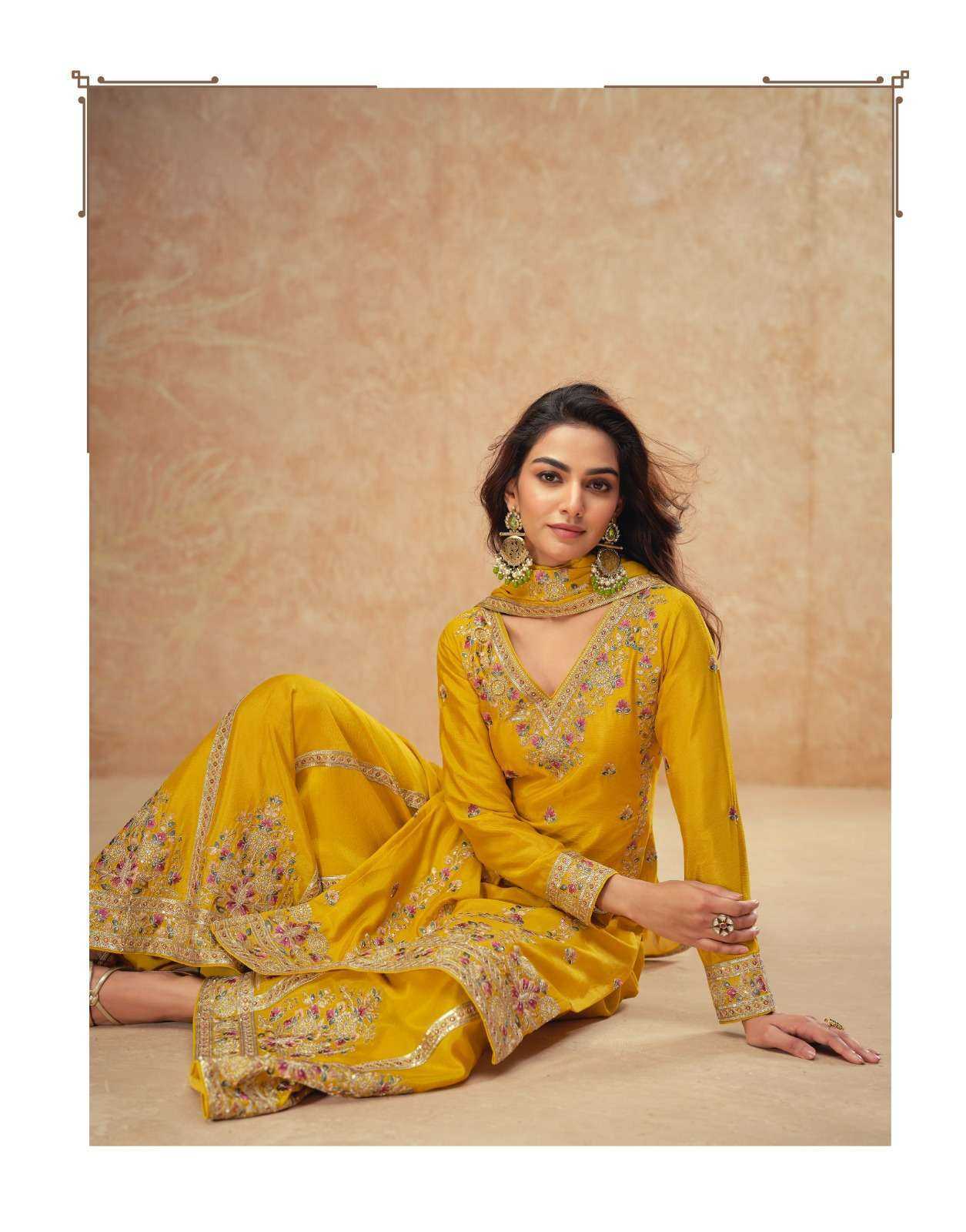 AASHIRWAD CREATION PRESENT GUZARISH READY TO FESTIVE WEAR DESIGNER SUIT IN WHOLESALE RATE IN SURAT - SAI DRESSES