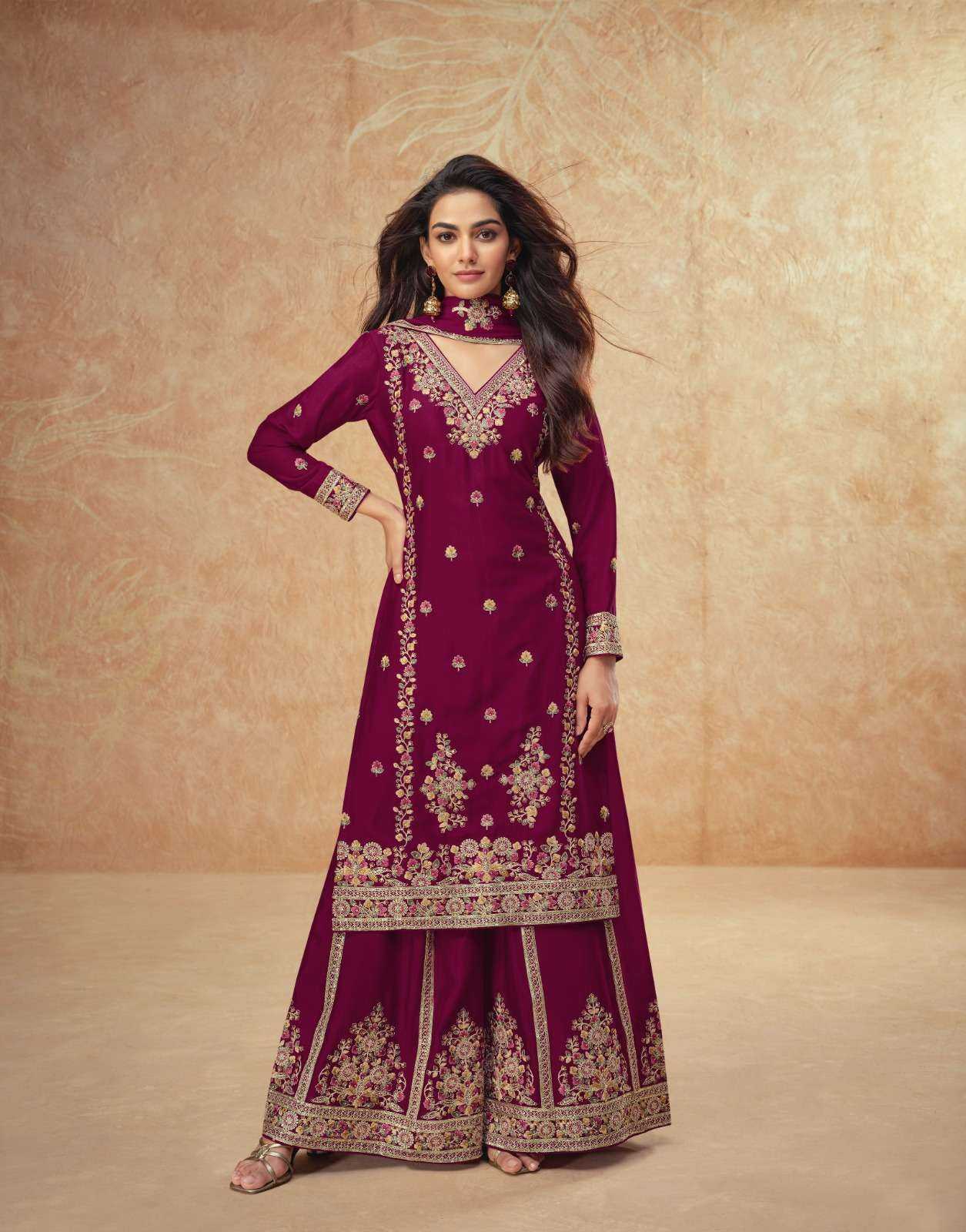 AASHIRWAD CREATION PRESENT GUZARISH READY TO FESTIVE WEAR DESIGNER SUIT IN WHOLESALE RATE IN SURAT - SAI DRESSES