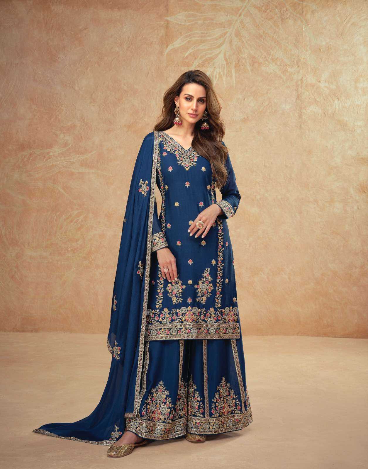 AASHIRWAD CREATION PRESENT GUZARISH READY TO FESTIVE WEAR DESIGNER SUIT IN WHOLESALE RATE IN SURAT - SAI DRESSES