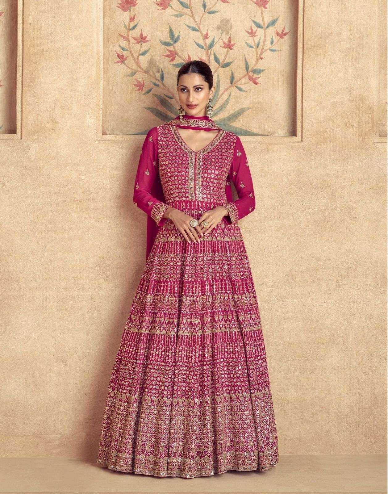 AASHIRWAD CREATION PRESENT MAHARANI READY TO FESTIVE WEAR DESIGNER SUIT IN WHOLESALE RATE IN SURAT - SAI DRESSES