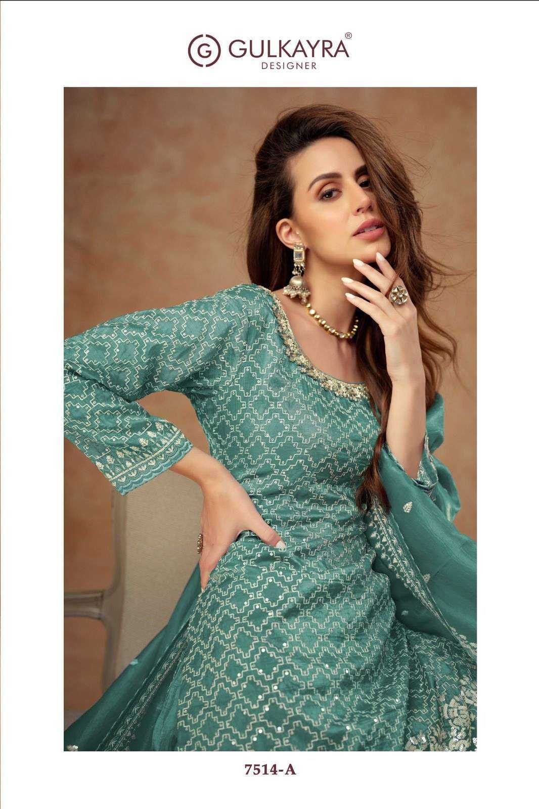 GULKAYRA DESIGNER PRESENT DAISY READY TO FESTIVE WEAR DESIGNER SUIT IN WHOLESALE RATE IN SURAT - SAI DRESSES