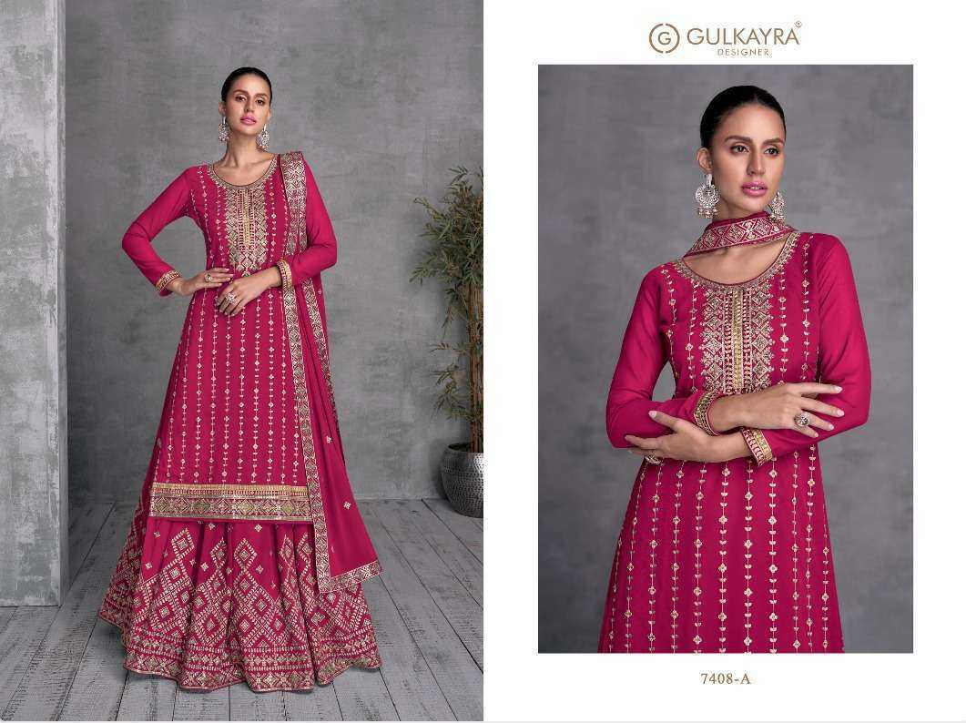 GULKAYRA DESIGNER PRESENT TRISHA READY TO FESTIVE WEAR DESIGNER SUIT IN WHOLESALE RATE IN SURAT - SAI DRESSES