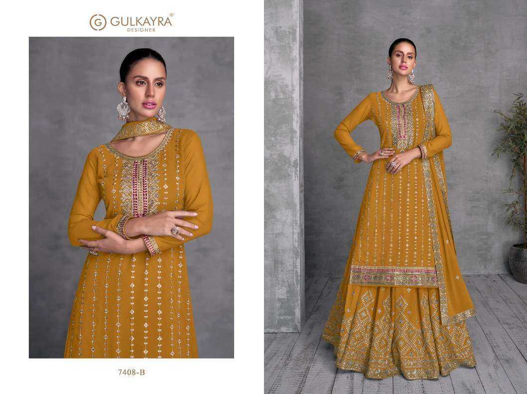 GULKAYRA DESIGNER PRESENT TRISHA READY TO FESTIVE WEAR DESIGNER SUIT IN WHOLESALE RATE IN SURAT - SAI DRESSES