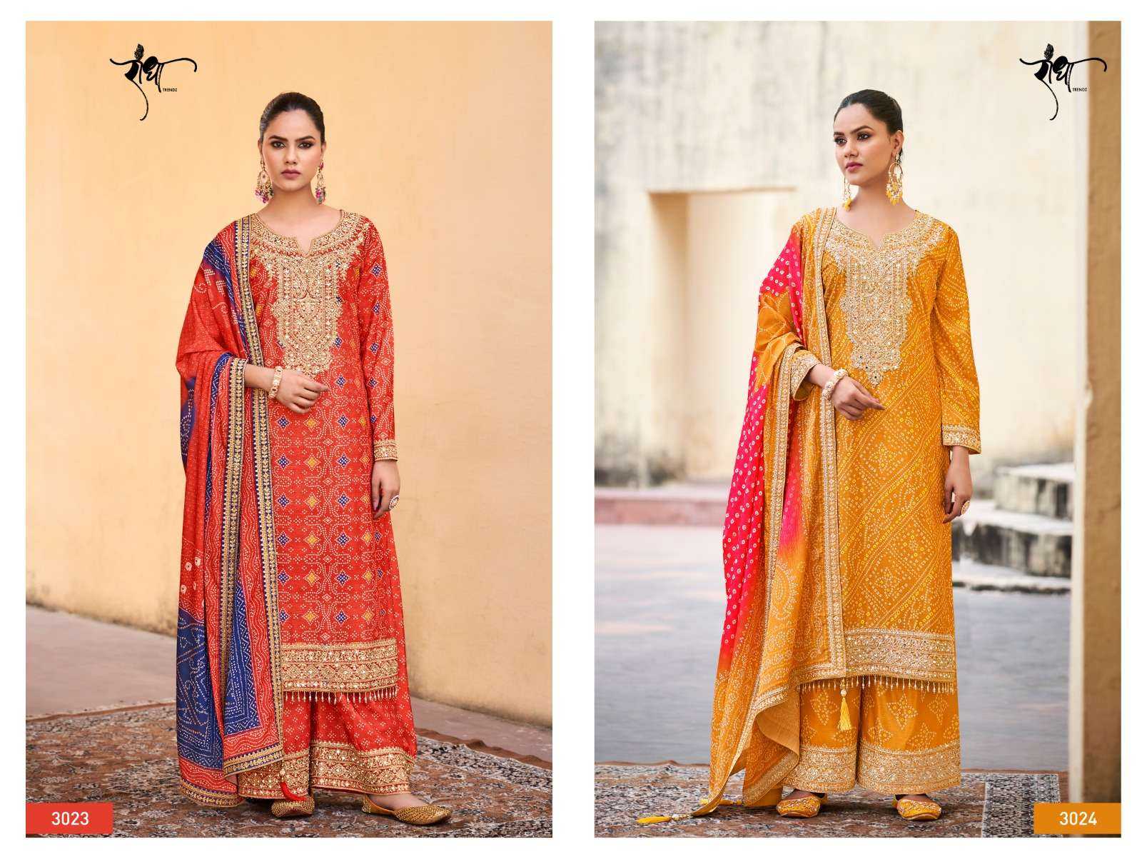 RADHA TRENDZ PRESENT SHRINGAR READY TO FESTIVE WEAR DESIGNER SUIT IN WHOLESALE RATE IN SURAT - SAI DRESSES