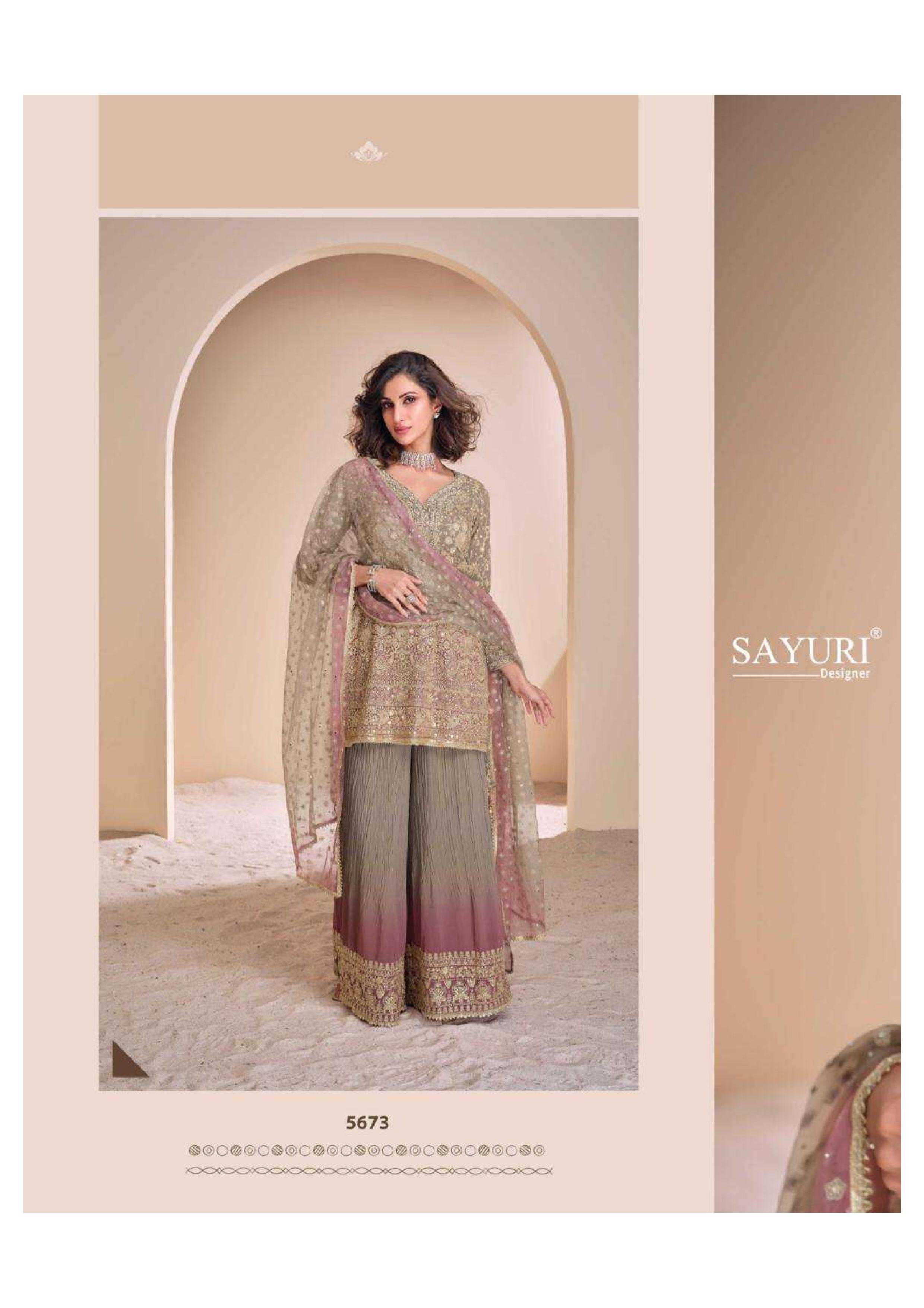 SAYURI DESIGNER PRESENT AAYNA READY TO FESTIVE WEAR DESIGNER SUIT IN WHOLESALE RATE IN SURAT - SAI DRESSES