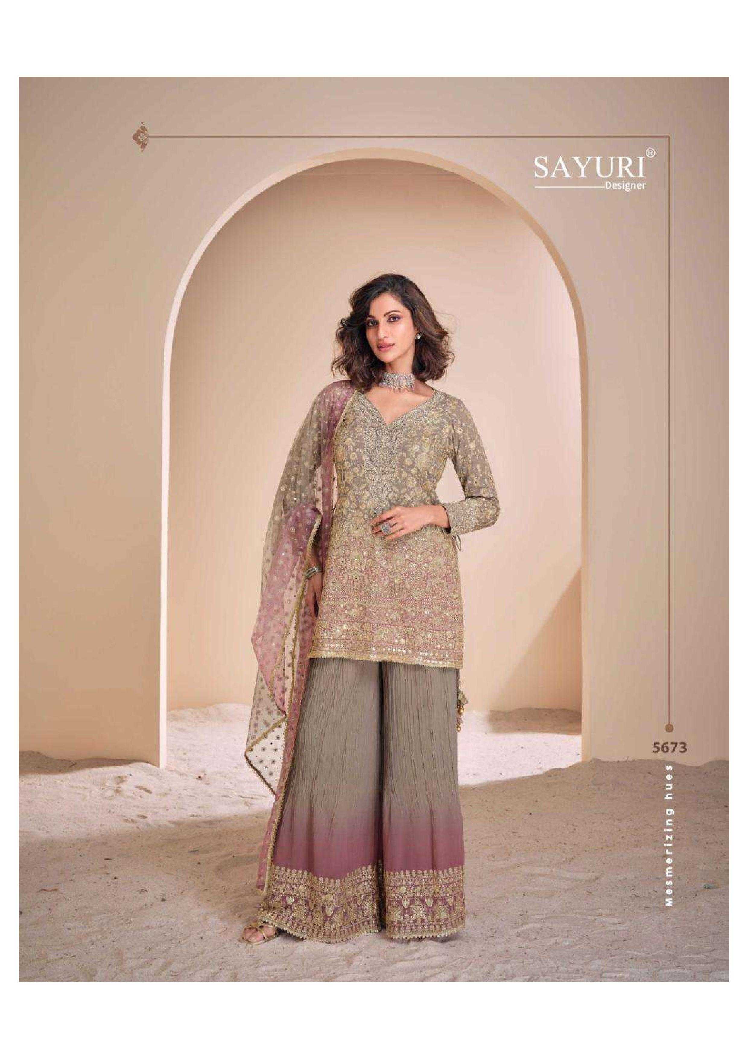 SAYURI DESIGNER PRESENT AAYNA READY TO FESTIVE WEAR DESIGNER SUIT IN WHOLESALE RATE IN SURAT - SAI DRESSES