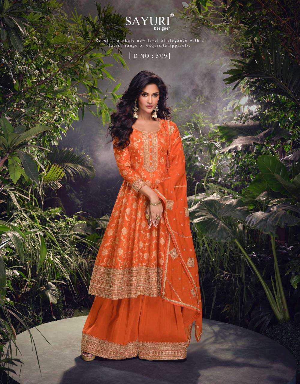 SAYURI DESIGNER PRESENT AKSHARA READY TO FESTIVE WEAR DESIGNER SUIT IN WHOLESALE RATE IN SURAT - SAI DRESSES