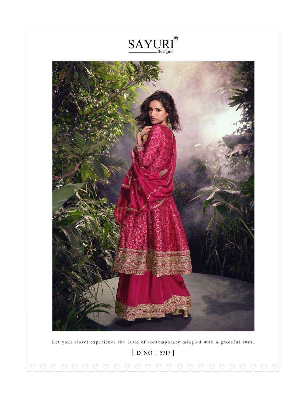 SAYURI DESIGNER PRESENT AKSHARA READY TO FESTIVE WEAR DESIGNER SUIT IN WHOLESALE RATE IN SURAT - SAI DRESSES