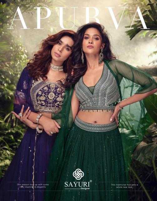 SAYURI DESIGNER PRESENT APURVA READY TO FESTIVE WEAR DESIGNER SUIT IN WHOLESALE RATE IN SURAT - SAI DRESSES