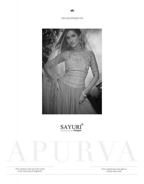 SAYURI DESIGNER PRESENT APURVA READY TO FESTIVE WEAR DESIGNER SUIT IN WHOLESALE RATE IN SURAT - SAI DRESSES