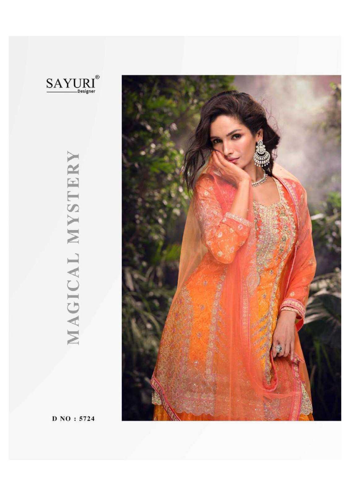 SAYURI DESIGNER PRESENT CARNIVAL READY TO FESTIVE WEAR DESIGNER SUIT IN WHOLESALE RATE IN SURAT - SAI DRESSES