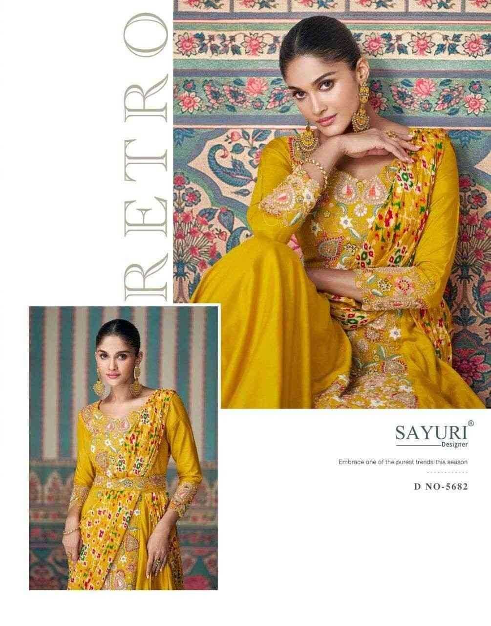 SAYURI DESIGNER PRESENT ETHNIC READY TO FESTIVE WEAR DESIGNER SUIT IN WHOLESALE RATE IN SURAT - SAI DRESSES