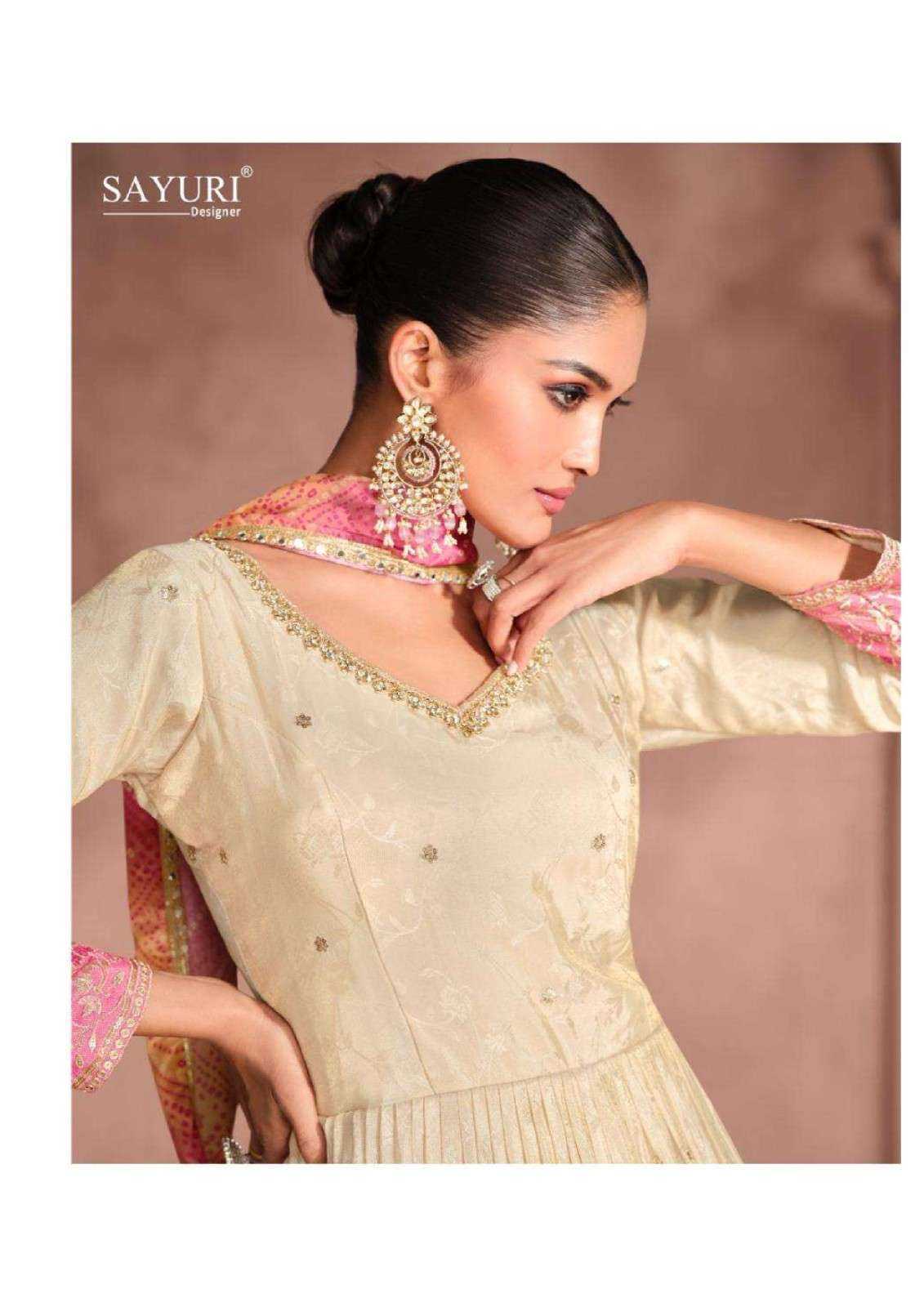 SAYURI DESIGNER PRESENT GUNJAN READY TO FESTIVE WEAR DESIGNER SUIT IN WHOLESALE RATE IN SURAT - SAI DRESSES