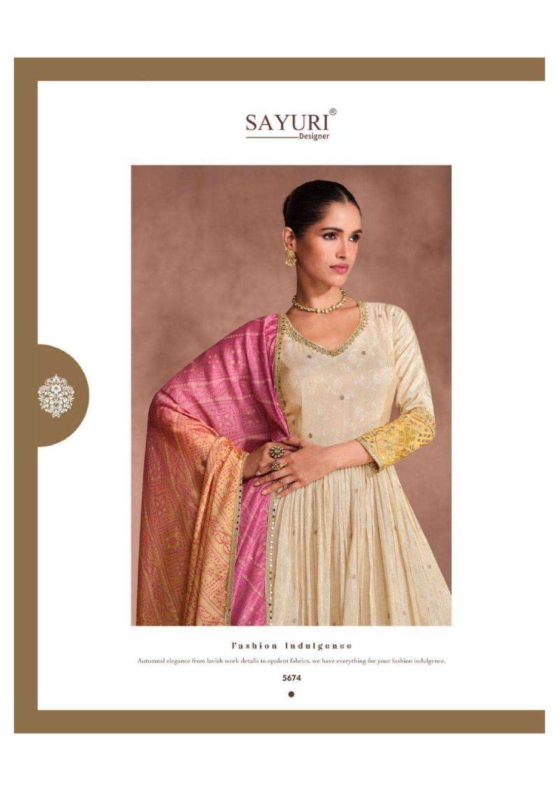 SAYURI DESIGNER PRESENT GUNJAN READY TO FESTIVE WEAR DESIGNER SUIT IN WHOLESALE RATE IN SURAT - SAI DRESSES