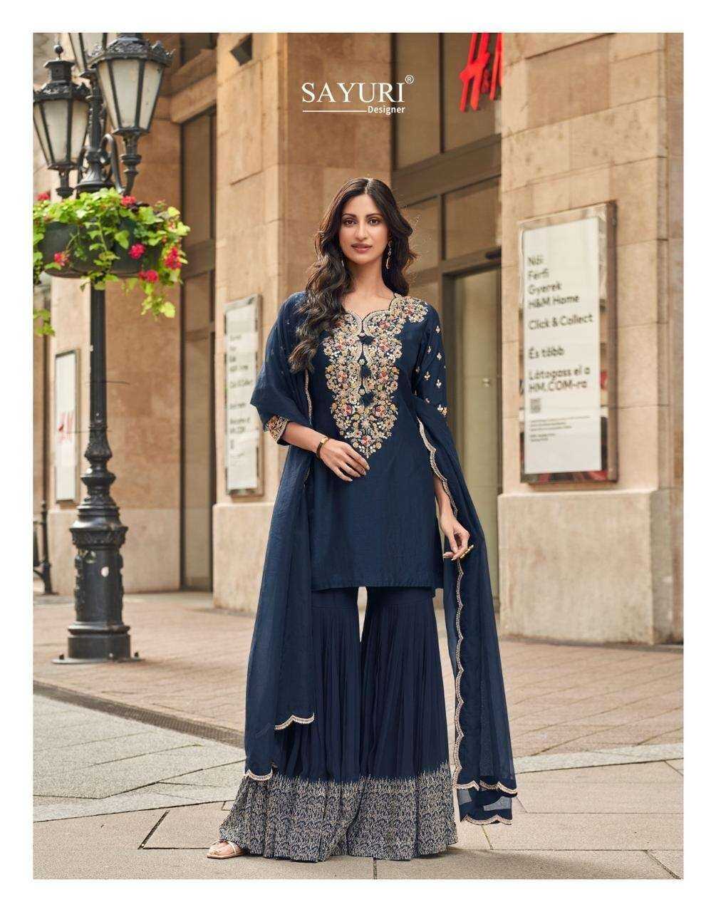 SAYURI DESIGNER PRESENT ISHANI READY TO FESTIVE WEAR DESIGNER SUIT IN WHOLESALE RATE IN SURAT - SAI DRESSES