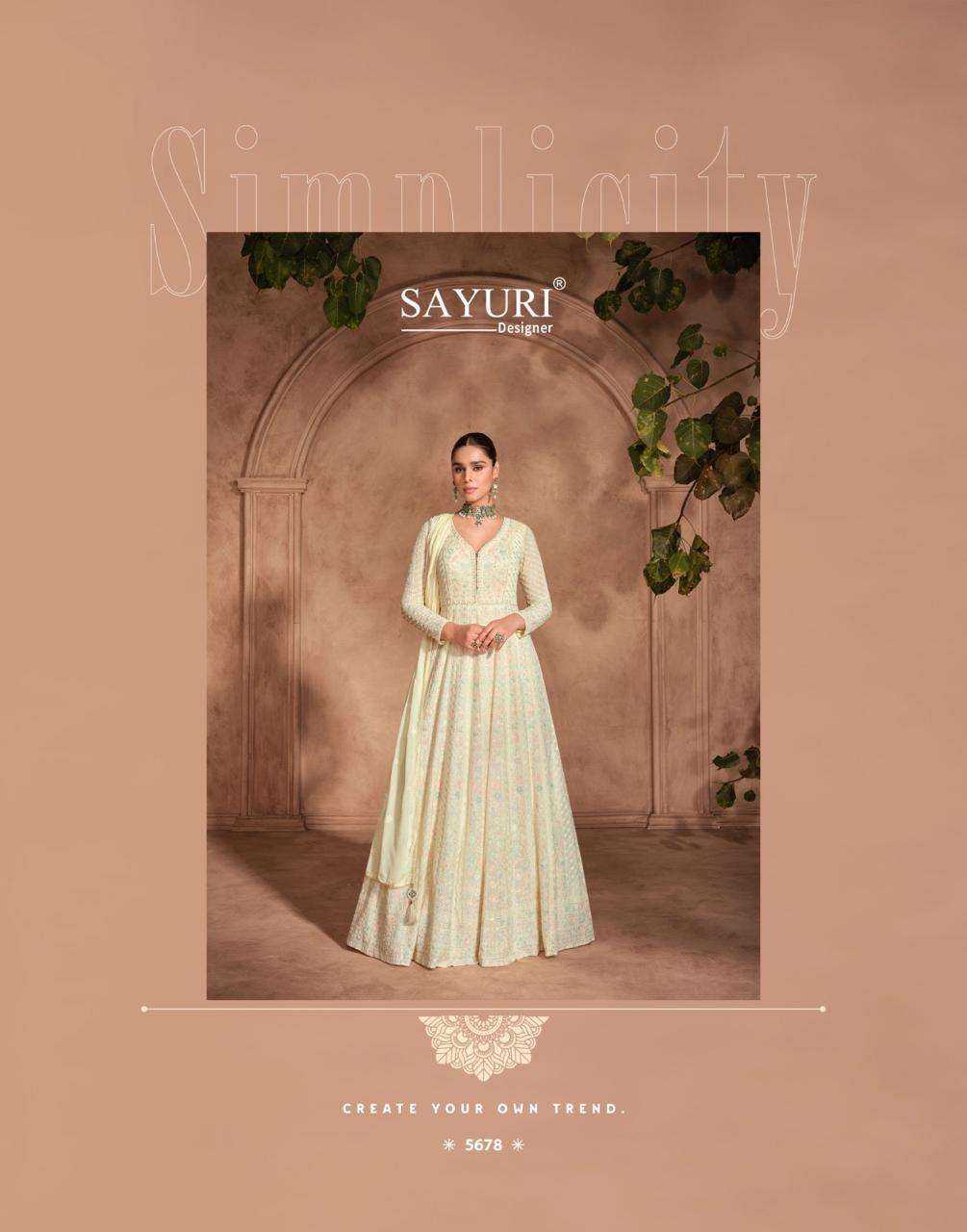 SAYURI DESIGNER PRESENT IZHAR READY TO FESTIVE WEAR DESIGNER SUIT IN WHOLESALE RATE IN SURAT - SAI DRESSES