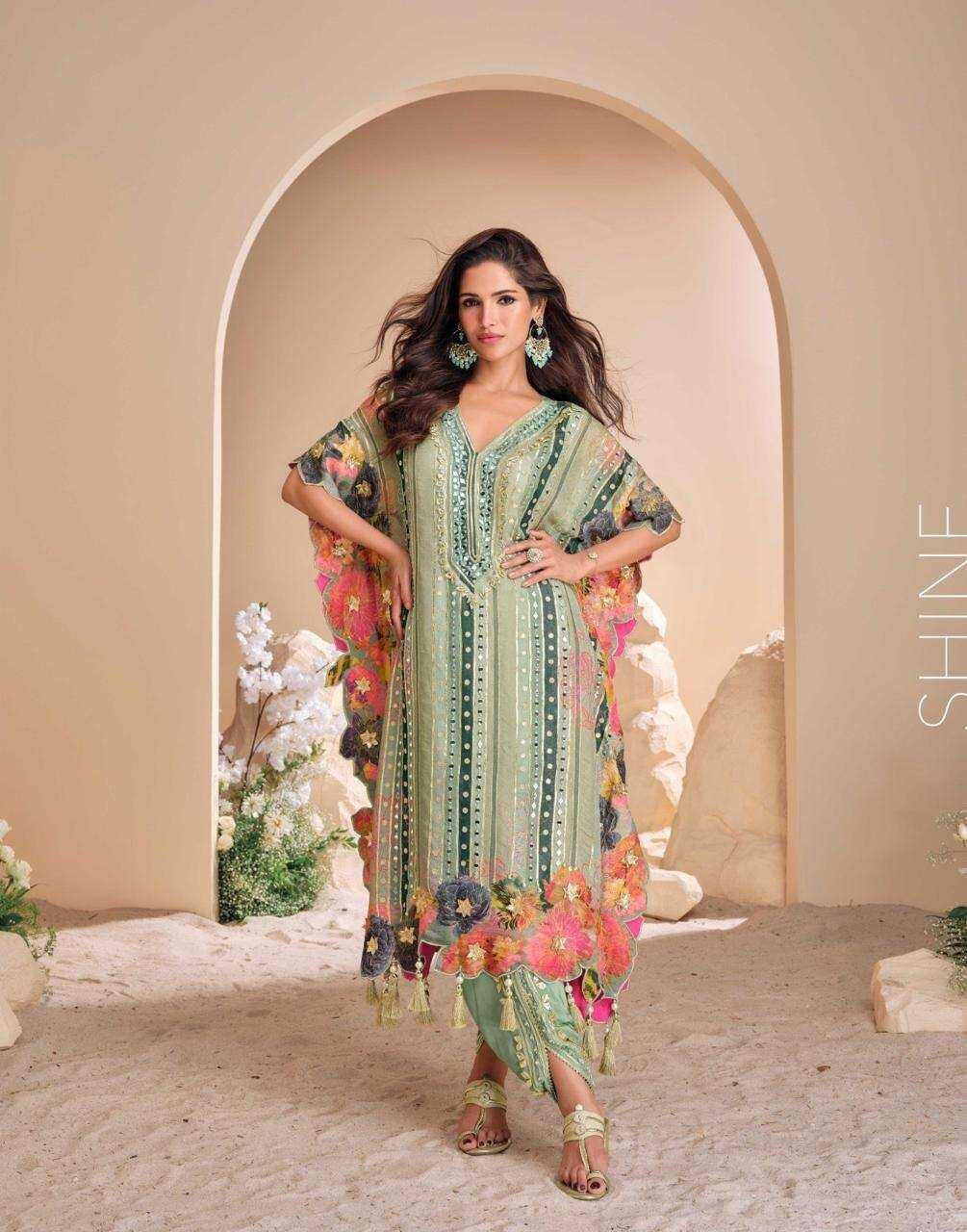 SAYURI DESIGNER PRESENT JHOOMAR READY TO FESTIVE WEAR DESIGNER SUIT IN WHOLESALE RATE IN SURAT - SAI DRESSES