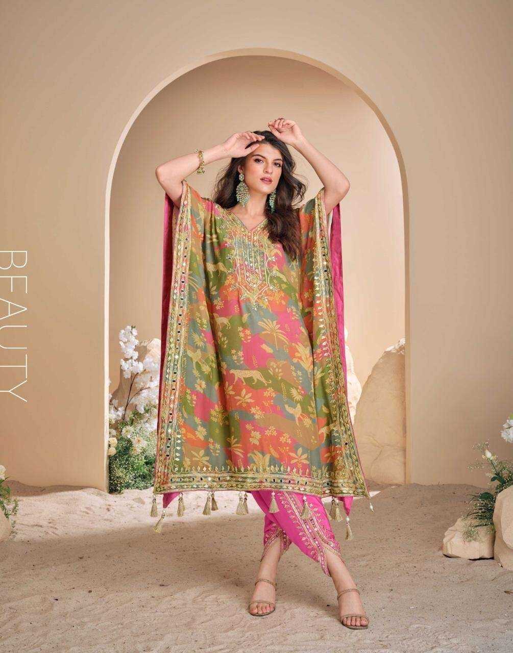 SAYURI DESIGNER PRESENT JHOOMAR READY TO FESTIVE WEAR DESIGNER SUIT IN WHOLESALE RATE IN SURAT - SAI DRESSES