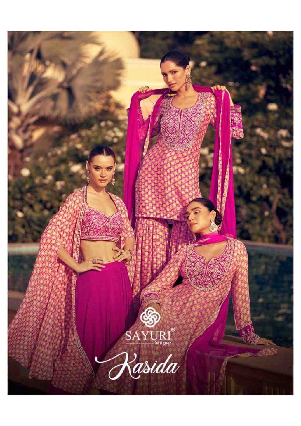 SAYURI DESIGNER PRESENT KASIDA READY TO FESTIVE WEAR DESIGNER SUIT IN WHOLESALE RATE IN SURAT - SAI DRESSES