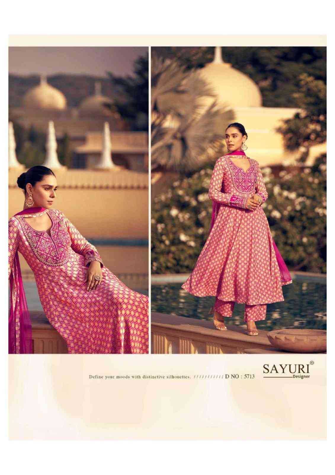 SAYURI DESIGNER PRESENT KASIDA READY TO FESTIVE WEAR DESIGNER SUIT IN WHOLESALE RATE IN SURAT - SAI DRESSES