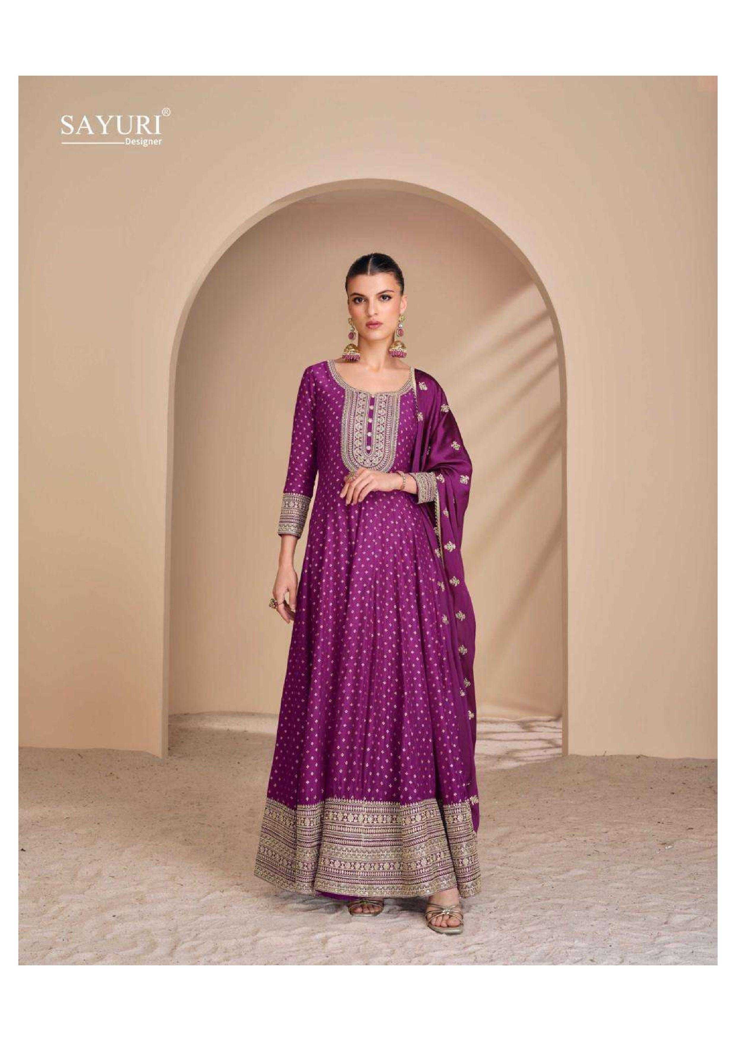 SAYURI DESIGNER PRESENT LEELA READY TO FESTIVE WEAR DESIGNER SUIT IN WHOLESALE RATE IN SURAT - SAI DRESSES