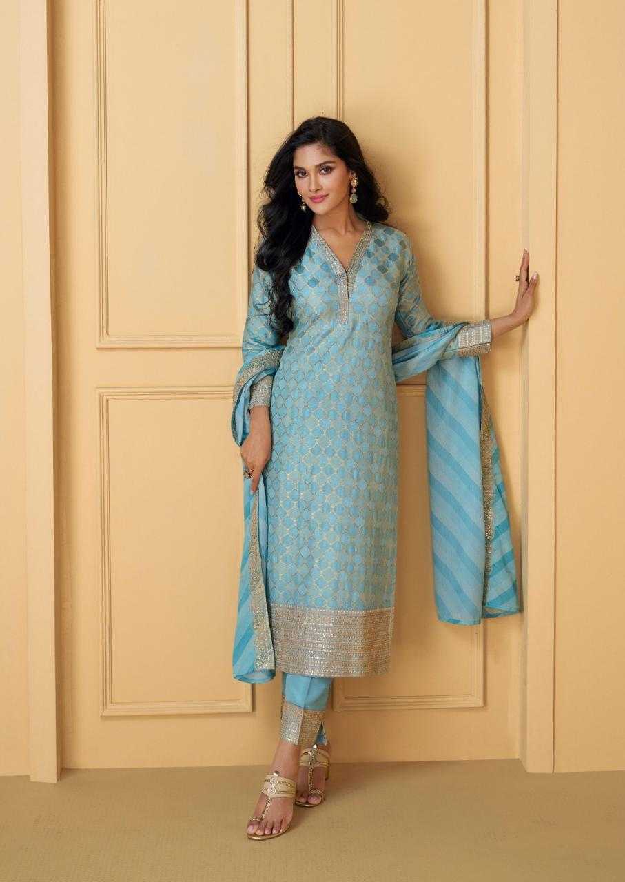 SAYURI DESIGNER PRESENT NUTAN READY TO FESTIVE WEAR DESIGNER SUIT IN WHOLESALE RATE IN SURAT - SAI DRESSES