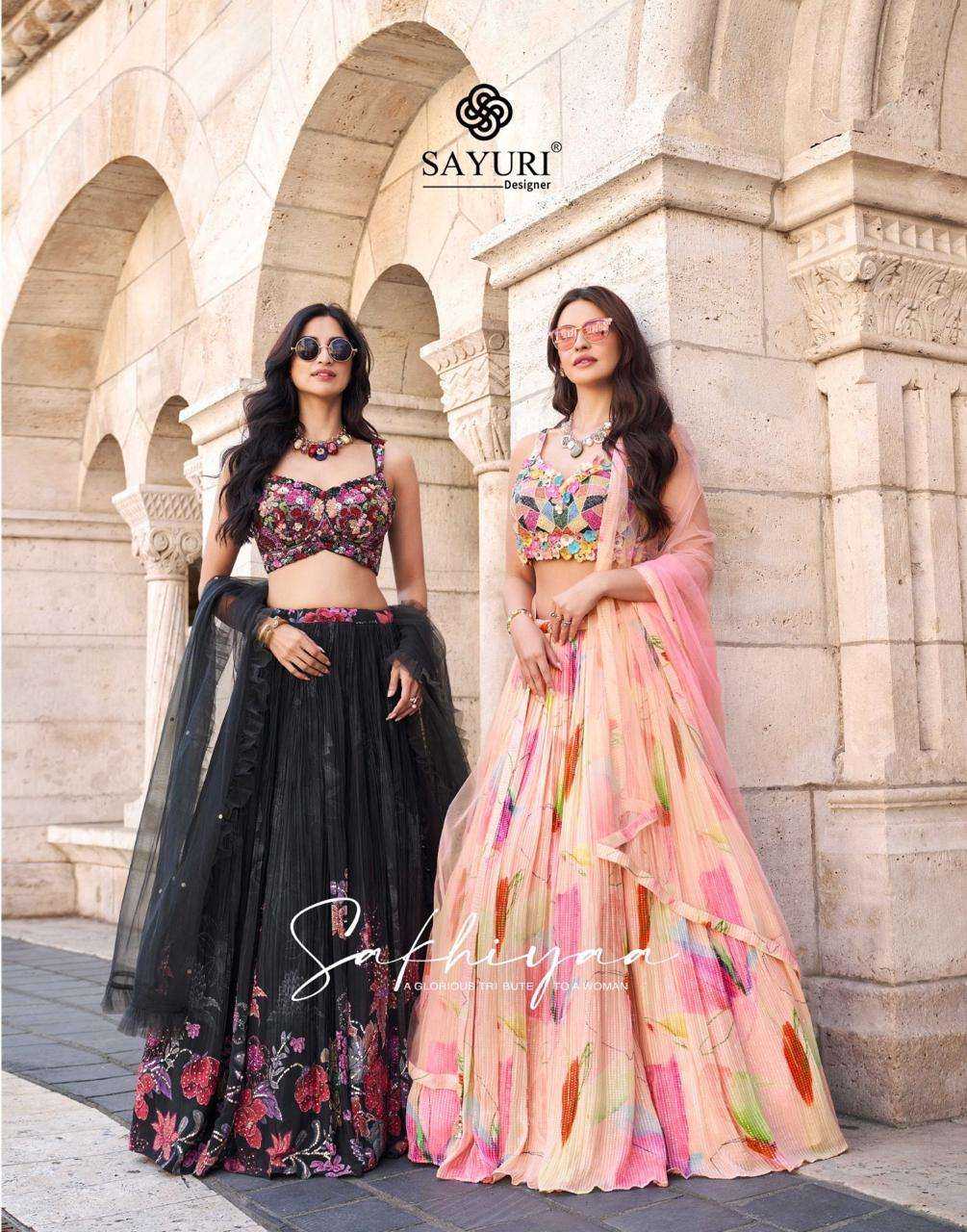 SAYURI DESIGNER PRESENT SAKHIYAA READY TO FESTIVE WEAR DESIGNER SUIT IN WHOLESALE RATE IN SURAT - SAI DRESSES