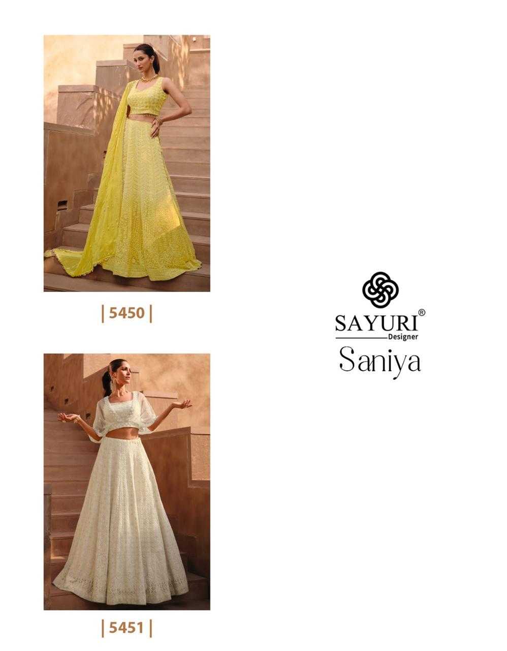 SAYURI DESIGNER PRESENT SANIYA READY TO FESTIVE WEAR DESIGNER SUIT IN WHOLESALE RATE IN SURAT - SAI DRESSES