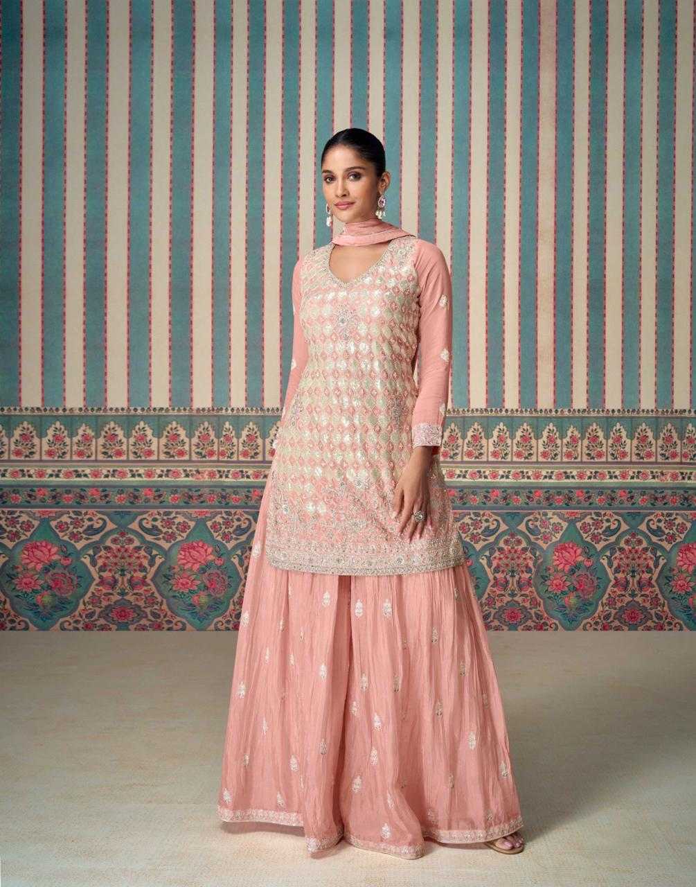 SAYURI DESIGNER PRESENT SHAGUN READY TO FESTIVE WEAR DESIGNER SUIT IN WHOLESALE RATE IN SURAT - SAI DRESSES