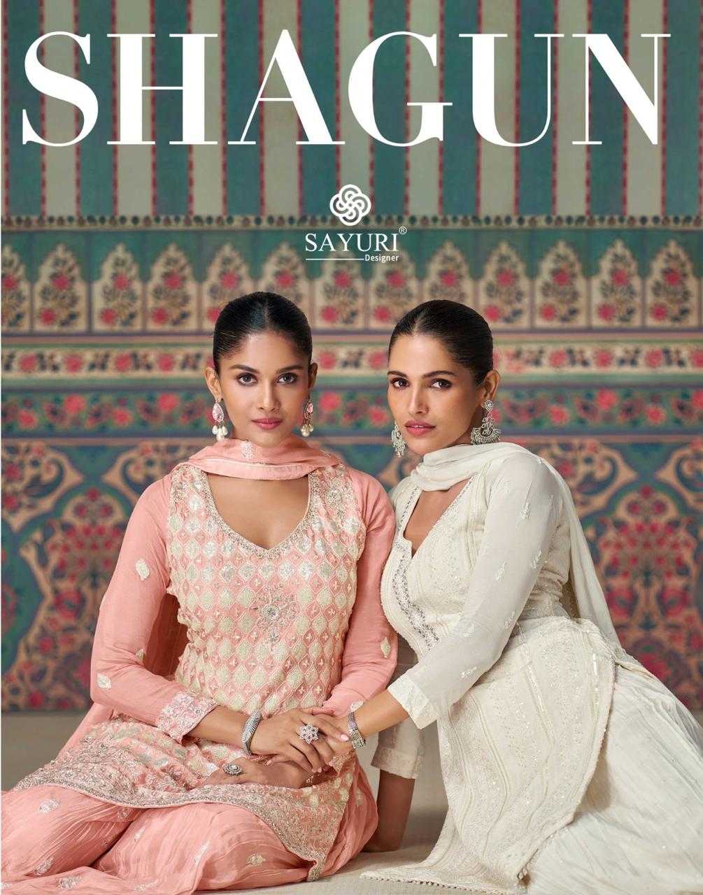 SAYURI DESIGNER PRESENT SHAGUN READY TO FESTIVE WEAR DESIGNER SUIT IN WHOLESALE RATE IN SURAT - SAI DRESSES