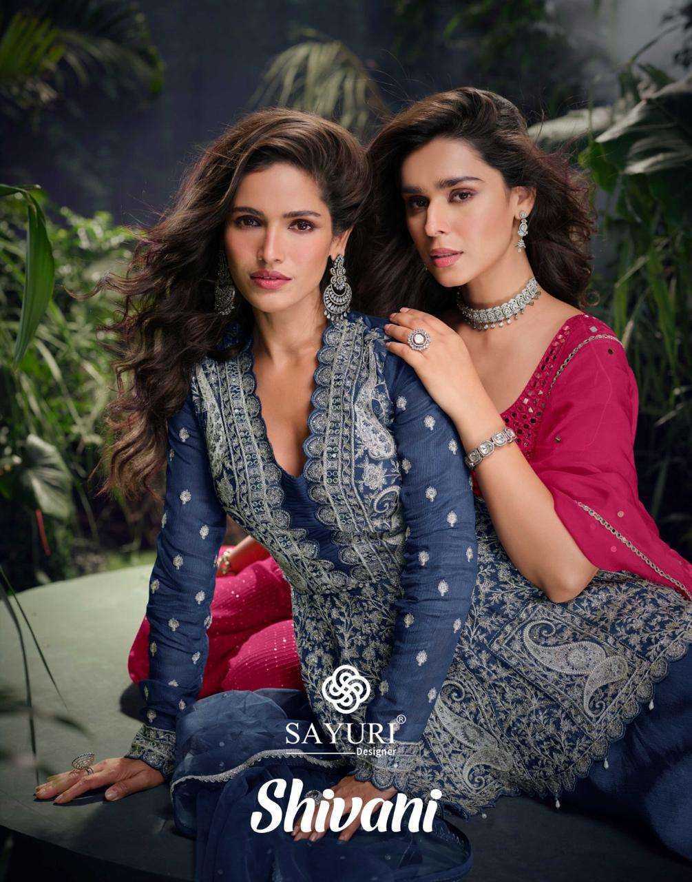 SAYURI DESIGNER PRESENT SHIVANI READY TO FESTIVE WEAR DESIGNER SUIT IN WHOLESALE RATE IN SURAT - SAI DRESSES