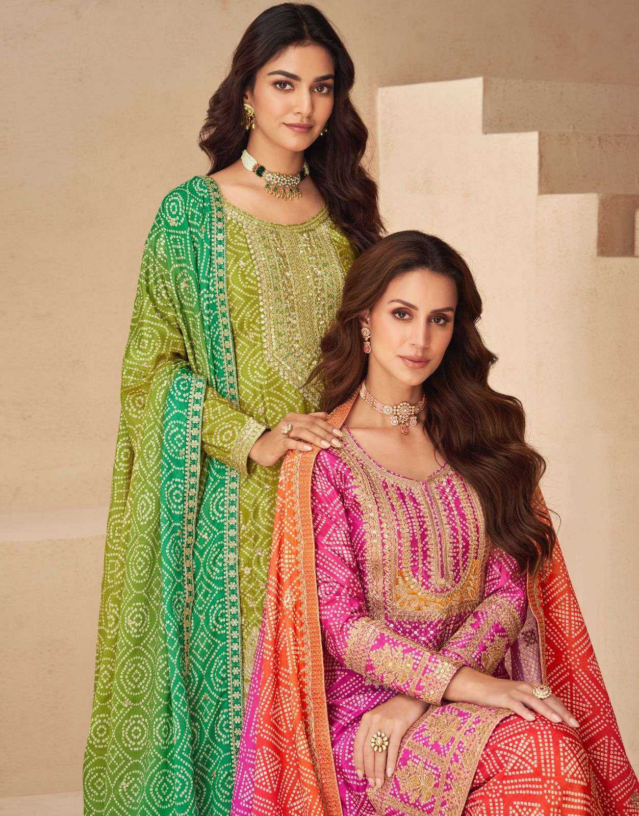 AASHIRWAD CREATION PRESENT NETRA READY TO FESTIVE WEAR DESIGNER SUIT IN WHOLESALE RATE IN SURAT - SAI DRESSES