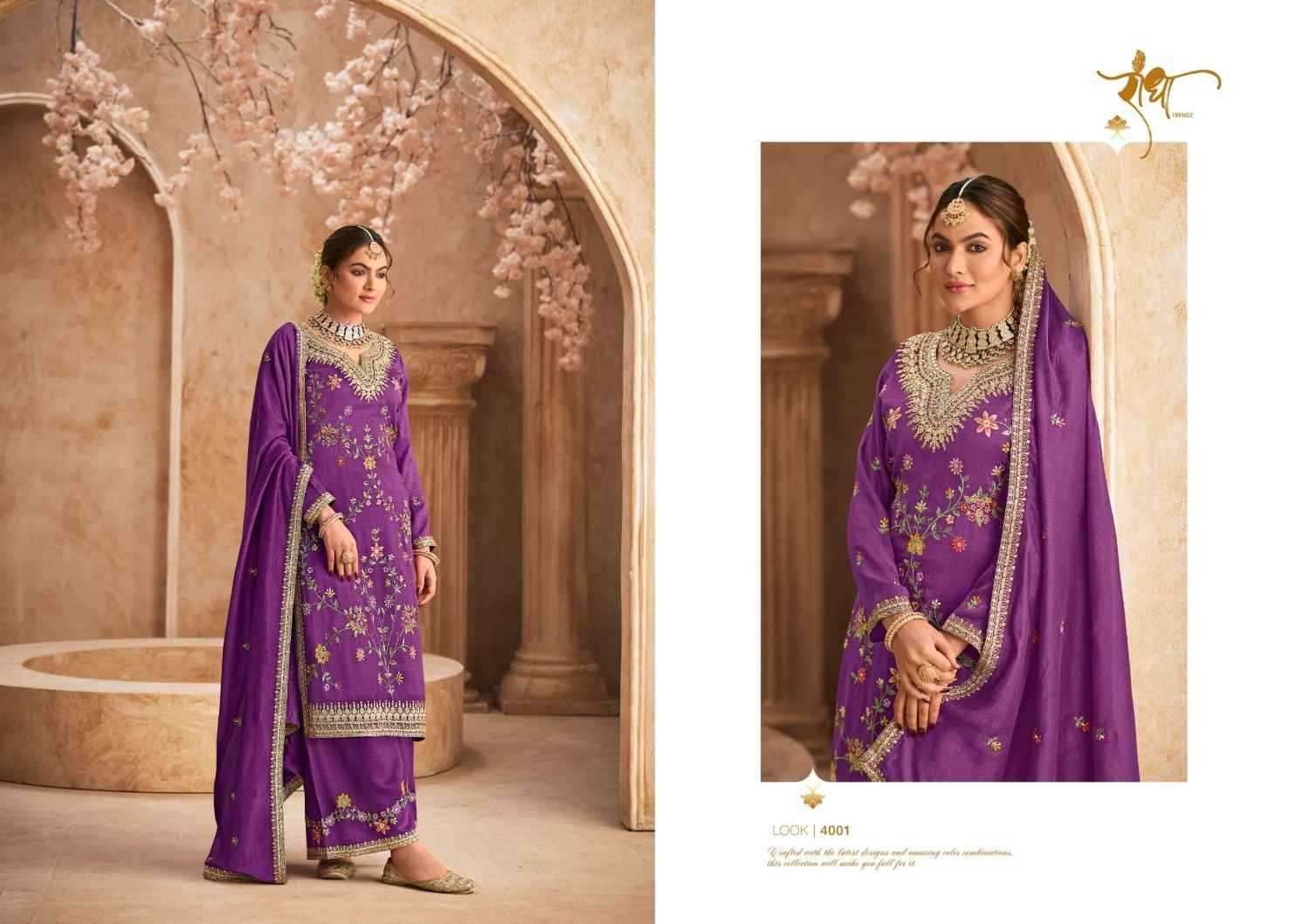 RADHA TRENDZ PRESENT JHALAK READY TO FESTIVE WEAR DESIGNER SUIT IN WHOLESALE RATE IN SURAT - SAI DRESSES