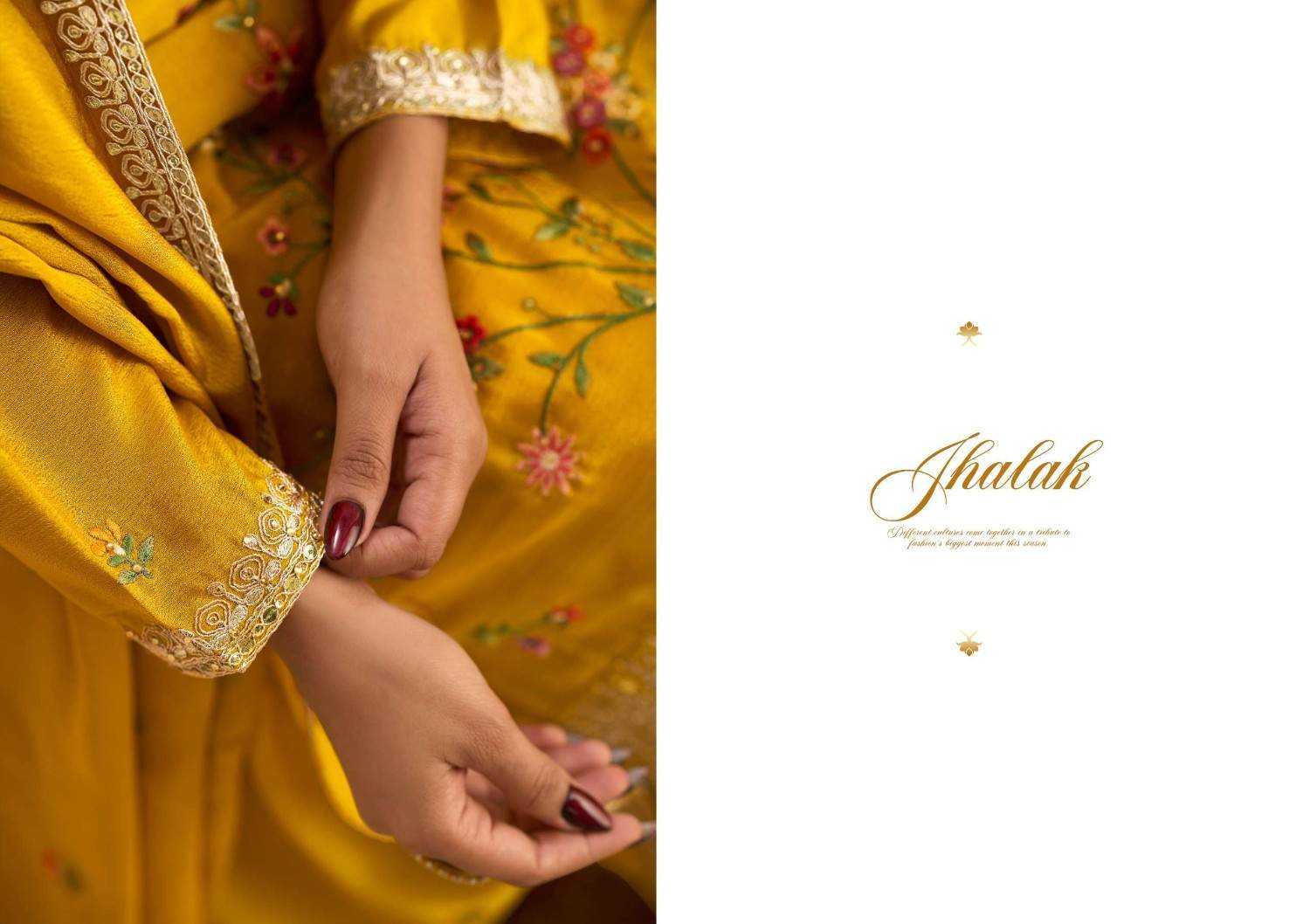 RADHA TRENDZ PRESENT JHALAK READY TO FESTIVE WEAR DESIGNER SUIT IN WHOLESALE RATE IN SURAT - SAI DRESSES