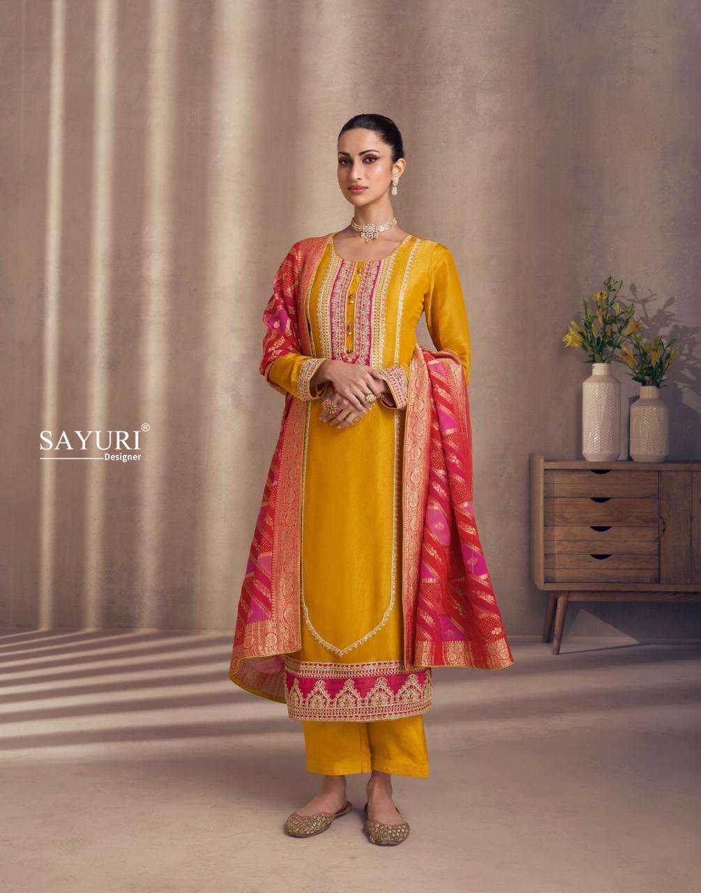 SAYURI DESIGNER PRESENT NAAZ READY TO FESTIVE WEAR DESIGNER SUIT IN WHOLESALE RATE IN SURAT - SAI DRESSES