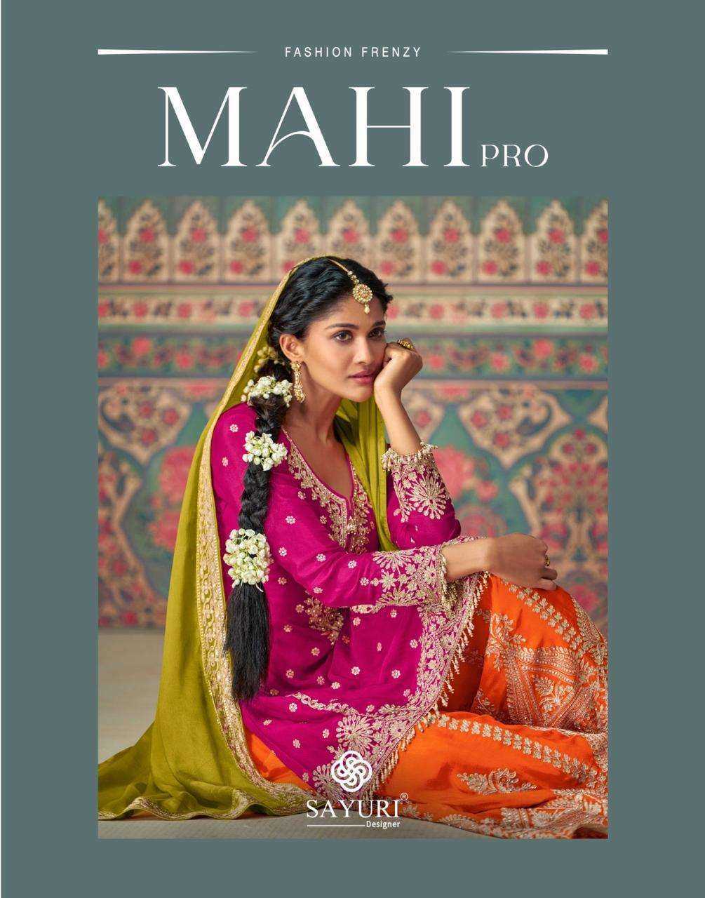 SAYURI DESIGNER PRESENT MAHI PRO READY TO FESTIVE WEAR DESIGNER SUIT IN WHOLESALE RATE IN SURAT - SAI DRESSES