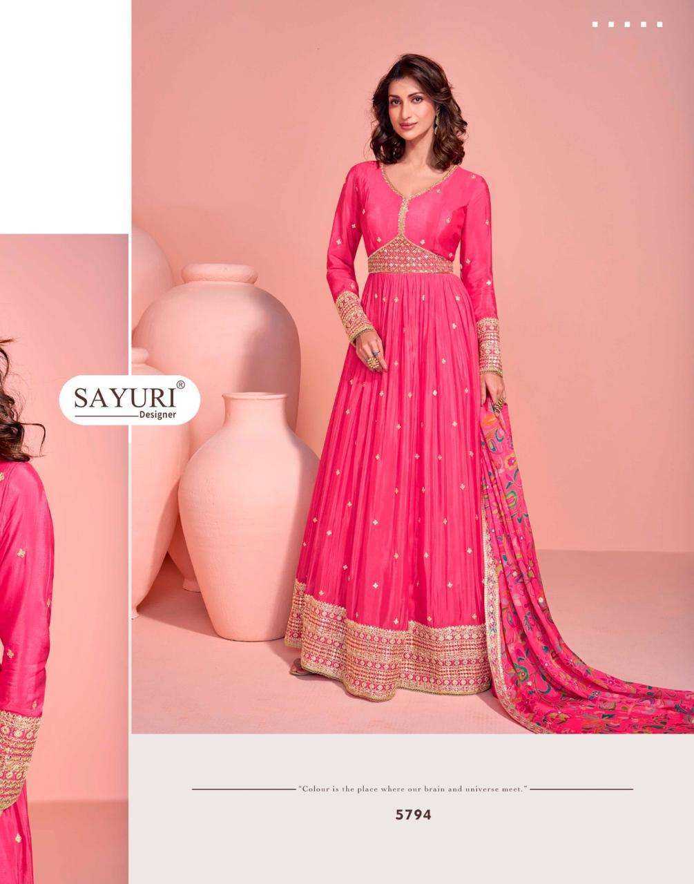 SAYURI DESIGNER PRESENT MAYURI READY TO FESTIVE WEAR DESIGNER SUIT IN WHOLESALE RATE IN SURAT - SAI DRESSES