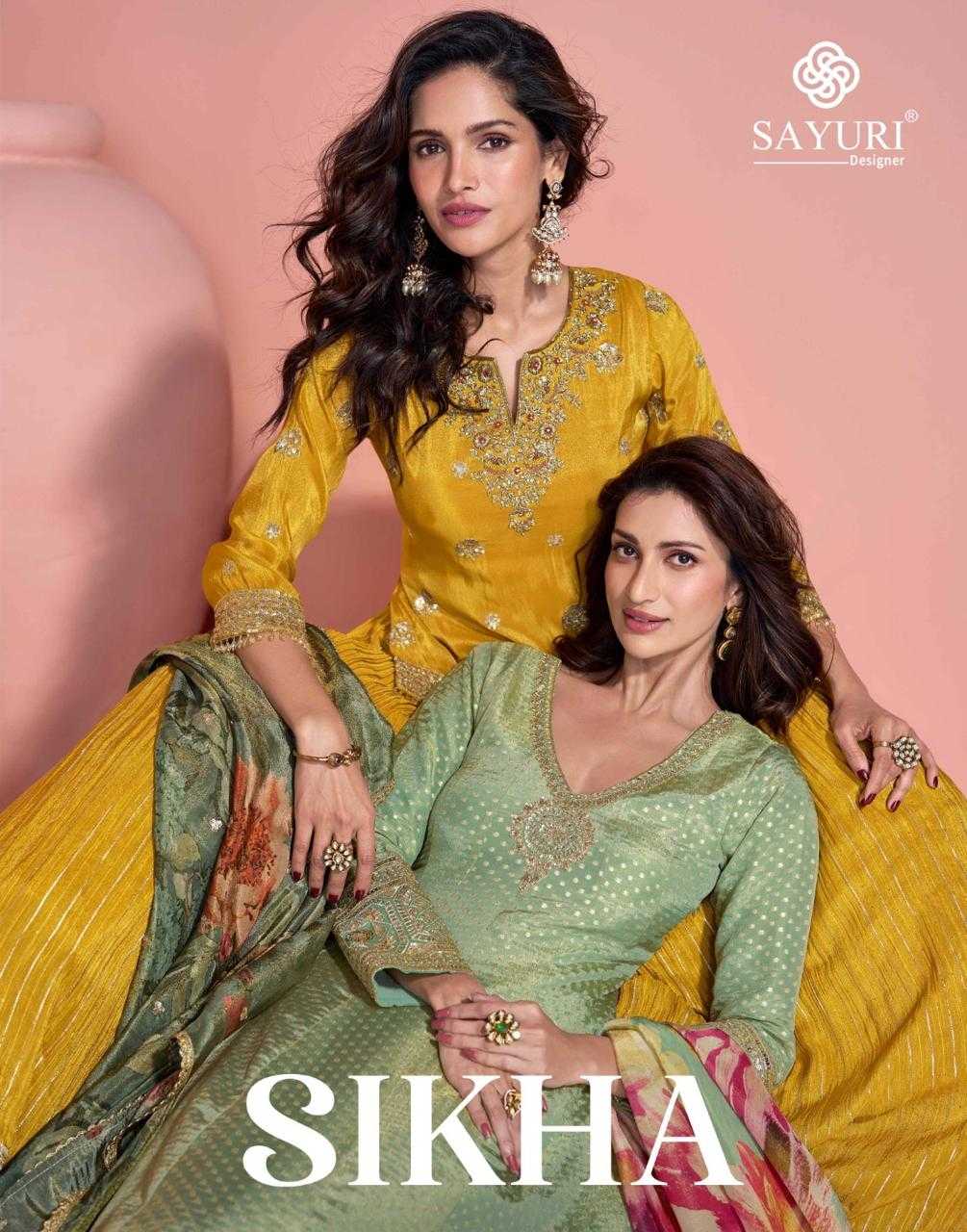 SAYURI DESIGNER PRESENT SIKHA READY TO FESTIVE WEAR DESIGNER SUIT IN WHOLESALE RATE IN SURAT - SAI DRESSES