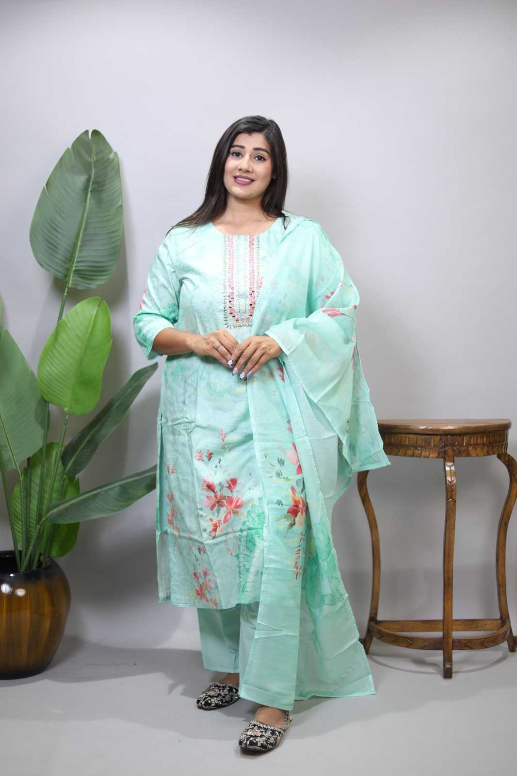  PURE COTTON WITH HANDWORK COLLECTION 4 PIECE COMBO SUITS IN WHOLESALE RATE IN SURAT