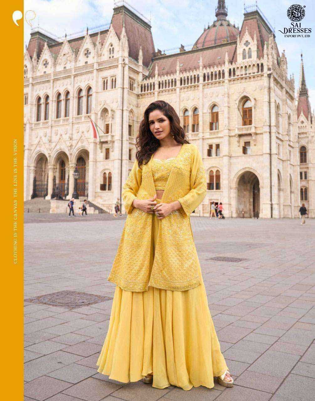 SAI DRESSE PRESENT ISHA CATALOG FOR FESTIVAL WEAR IN FREE SIZE IN WHOLESALE RATE, SURAT