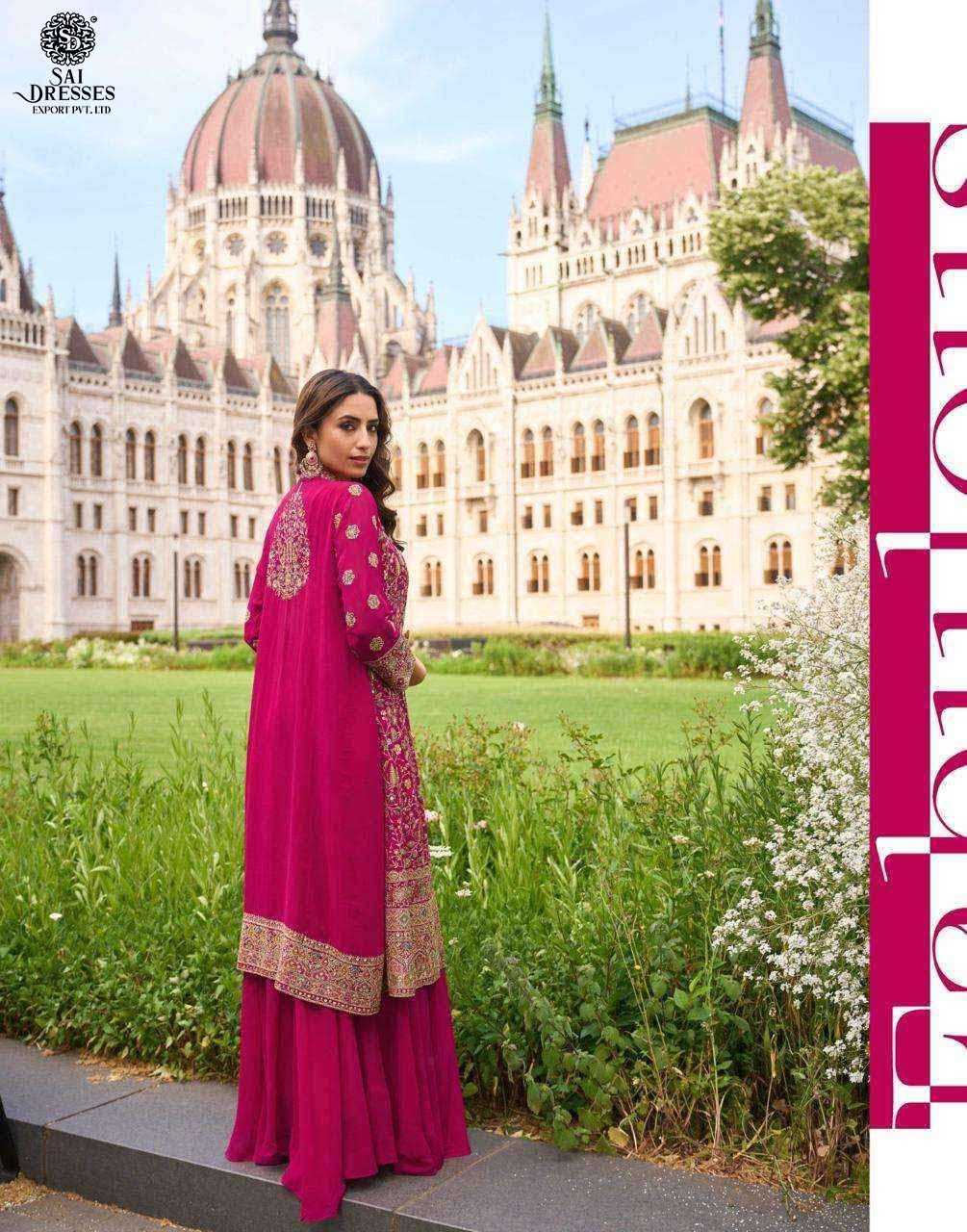 SAI DRESSE PRESENT ISHA CATALOG FOR FESTIVAL WEAR IN FREE SIZE IN WHOLESALE RATE, SURAT