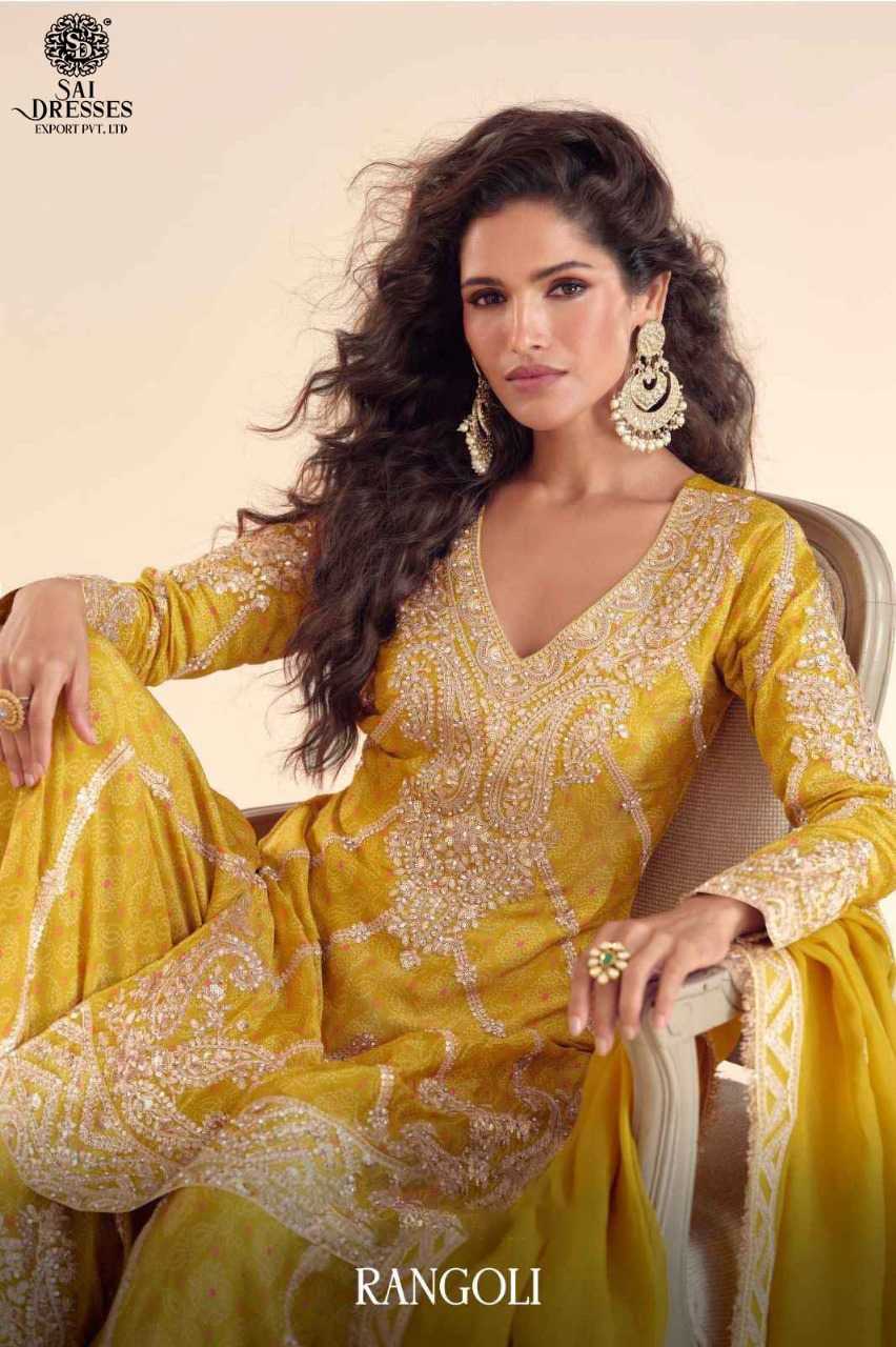 SAI DRESSE PRESENT MAHIRA 0.1  CATALOG FOR FESTIVAL WEAR IN FREE SIZE IN WHOLESALE RATE, SURAT