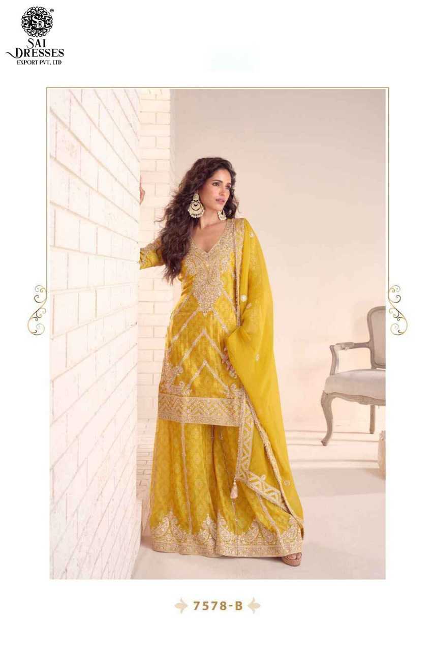 SAI DRESSE PRESENT MAHIRA 0.1  CATALOG FOR FESTIVAL WEAR IN FREE SIZE IN WHOLESALE RATE, SURAT