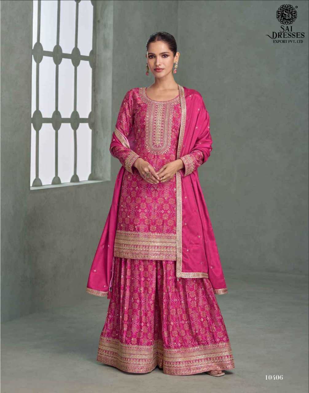 SAI DRESSE PRESENT MAHIRA CATALOG FOR FESTIVAL WEAR IN FREE SIZE IN WHOLESALE RATE, SURAT