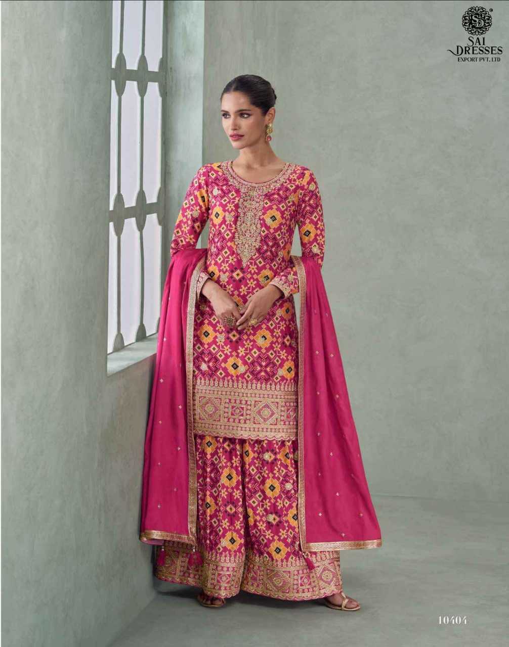 SAI DRESSE PRESENT MAHIRA CATALOG FOR FESTIVAL WEAR IN FREE SIZE IN WHOLESALE RATE, SURAT